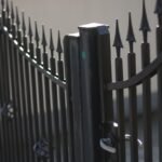 iron, fence, gate, door, texture